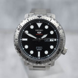  Shop Authentic Seiko 5 Sports Automatic Black Dial Silver Steel Strap Watch for Men - SRPC61J1 - Luxxuri