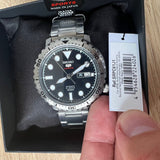  Shop Authentic Seiko 5 Sports Automatic Black Dial Silver Steel Strap Watch for Men - SRPC61J1 - Luxxuri