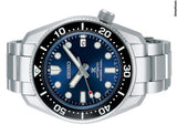 Seiko Prospex Marinemaster Automatic Scuba Divers Blue Dial Silver Steel Strap Watch for Men - SPB187J1