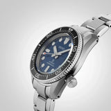 Seiko Prospex Marinemaster Automatic Scuba Divers Blue Dial Silver Steel Strap Watch for Men - SPB187J1