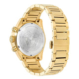  Shop Authentic Versace Greca Dome Chronograph Black Dial Gold Steel Strap Watch for Men - VE6K00523 - Luxxuri