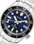 Seiko Prospex Marinemaster Automatic Scuba Divers Blue Dial Silver Steel Strap Watch for Men - SPB187J1