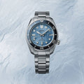 Seiko Prospex Glacier Save The Ocean Special Edition Automatic Blue Dial Silver Steel Strap Watch for Men - SPB299J1