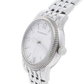  Shop Authentic Burberry Utilitarian White Dial Silver Steel Strap Watch for Women - BU7856 - Luxxuri