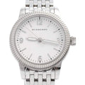  Shop Authentic Burberry Utilitarian White Dial Silver Steel Strap Watch for Women - BU7856 - Luxxuri