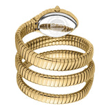 Just Cavalli Specchio Silver Dial Gold Steel Strap Watch for Women - JC1L323M0025