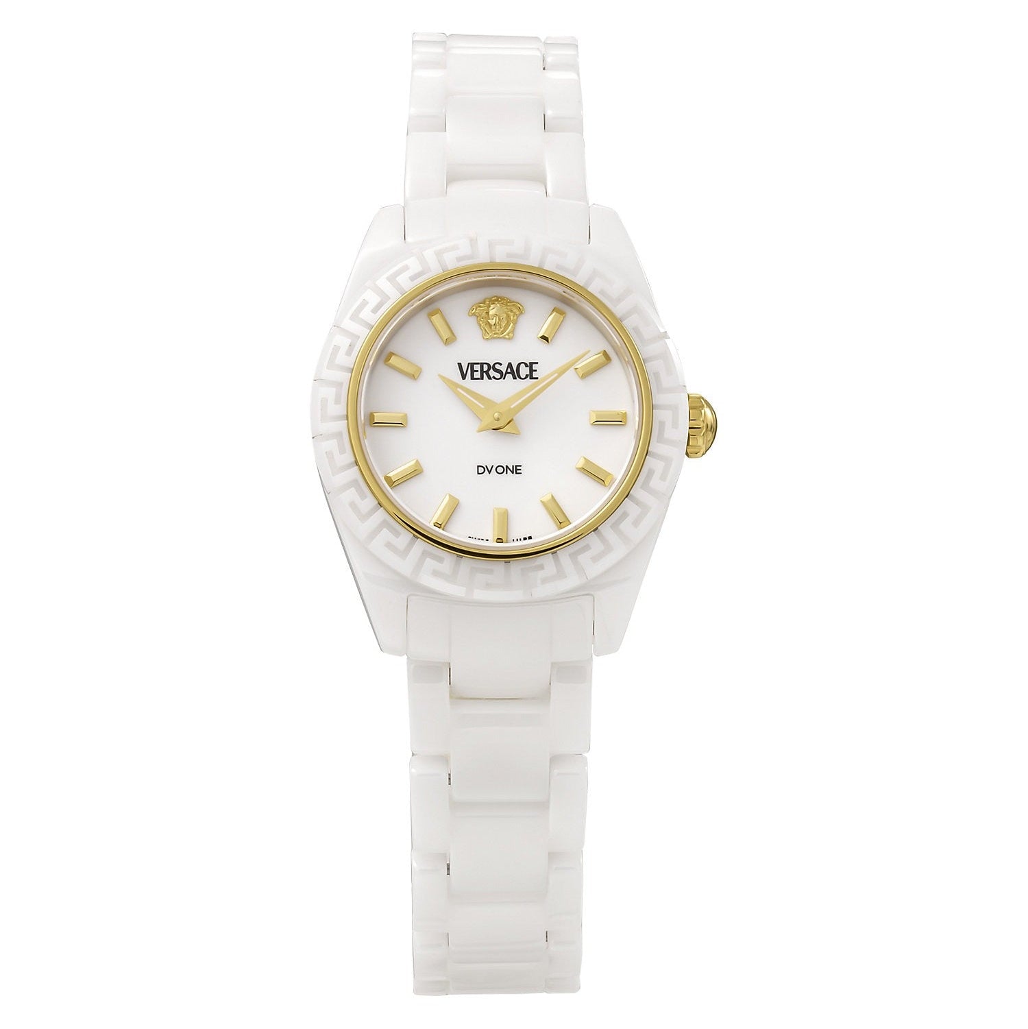  Shop Authentic Versace DV One Mini White Dial White Ceramic Dial Watch for Women - VE9F00224 - Luxxuri