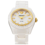 Shop Authentic Versace DV One Mini White Dial White Ceramic Dial Watch for Women - VE9F00224 - Luxxuri