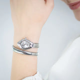 Just Cavalli Speranza Silver Dial Silver Steel Strap Watch for Women - JC1L356M0015