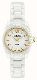  Shop Authentic Versace DV One Mini White Dial White Ceramic Dial Watch for Women - VE9F00224 - Luxxuri