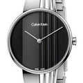  Shop Authentic Calvin Klein Drift Black Dial Silver Steel Strap Watch for Women - K6S2N111 - Luxxuri