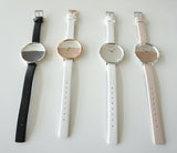 Shop Authentic Calvin Klein Rise White Beige Dial Beige Leather Strap Watch for Women - K7A231XH - Luxxuri