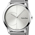  Shop Authentic Calvin Klein Minimal Silver Dial Silver Mesh Bracelet Watch for Men - K3M2112Z - Luxxuri