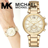  Shop Authentic Michael Kors Sawyer White Dial Gold Steel Strap Watch for Women - MK6362 - Luxxuri