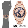  Shop Authentic Michael Kors Layton Rose Gold Dial Rose Gold Steel Strap Watch for Women - MK6395 - Luxxuri