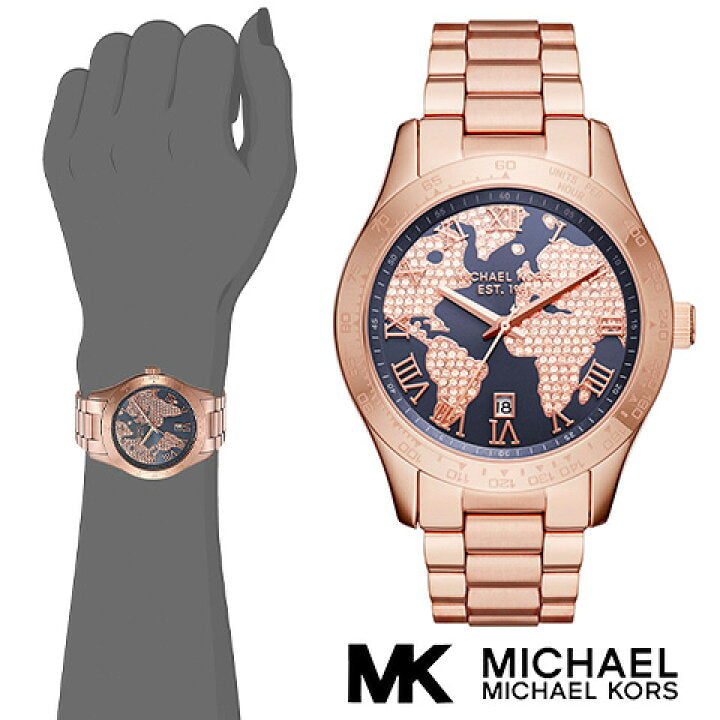  Shop Authentic Michael Kors Layton Rose Gold Dial Rose Gold Steel Strap Watch for Women - MK6395 - Luxxuri