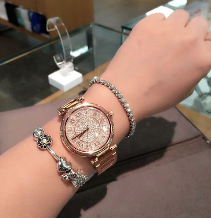  Shop Authentic Michael Kors Skylar Rose Gold Dial Rose Gold Steel Strap Watch for Women - MK5868 - Luxxuri