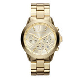  Shop Authentic Michael Kors Bradshaw Chronograph Gold Dial Gold Steel Strap Watch For Women - MK5777 - Luxxuri