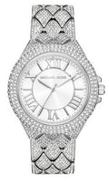  Shop Authentic Michael Kors Camille Three-Hand Crystals Silver Dial Silver Steel Strap Watch for Women - MK4803 - Luxxuri