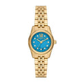  Shop Authentic Michael Kors Lexington Three Hand Blue Dial Gold Steel Strap Watch for Women - MK4813 - Luxxuri