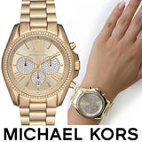  Shop Authentic Michael Kors Bradshaw Quartz Gold Dial Gold Steel Strap Watch For Women - MK6538 - Luxxuri