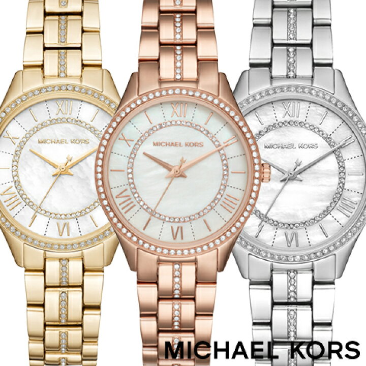 Shop Authentic Michael Kors Lauryn Mother of Pearl Dial Rose Gold Steel Strap Watch for Women - MK3716 - Luxxuri