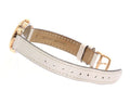 Coach Delancey Crystals White Dial White Leather Strap Watch For Women - 14502888