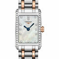  Shop Authentic Longines Dolcevita Diamonds Mother of Pearl White Dial Two Tone Steel Strap Watch for Women - L5.258.5.89.7 - Luxxuri
