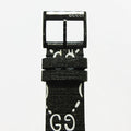  Shop Authentic Gucci G Timeless Ghost Black Dial Black Leather Strap Watch For Men - YA1264018 - Luxxuri