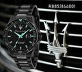  Shop Authentic Maserati SFIDA Aqua Edition Analog Black Dial Black Steel Strap Watch For Men - R8853144001 - Luxxuri
