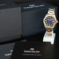  Shop Authentic Tag Heuer Aquaracer Calibre 5 Blue Dial Two Tone Steel Strap Watch for Women - WBD2120.BB0930 - Luxxuri