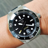  Shop Authentic Tag Heuer Aquaracer Professional 300 Automatic Black Dial Silver Steel Strap Watch for Men - WBP201A.BA0632 - Luxxuri
