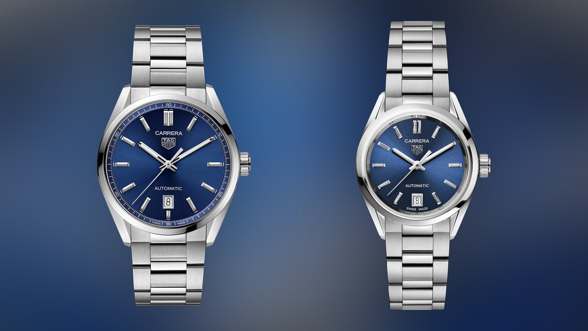  Shop Authentic Tag Heuer Carrera Date Blue Dial Silver Steel Strap Watch for Men - WBN2112.BA0639 - Luxxuri