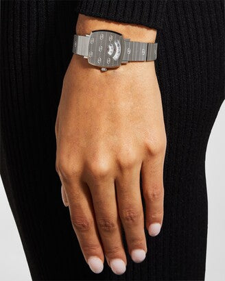  Shop Authentic Gucci Grip Quartz Silver Dial Silver Steel Strap Watch For Men - YA157501 - Luxxuri