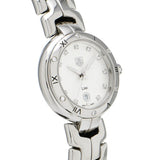  Shop Authentic Tag Heuer Link Diamonds Silver Dial Silver Steel Strap Watch for Women - WAT1413.BA0954 - Luxxuri