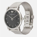  Shop Authentic Emporio Armani Luigi Quartz Grey Dial Silver Mesh Bracelet Watch For Men - AR11069 - Luxxuri