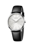  Shop Authentic Calvin Klein Posh Silver Dial Black Leather Strap Watch for Men - K8Q311C6 - Luxxuri