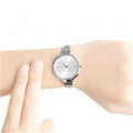  Shop Authentic Calvin Klein Lively Silver Dial Silver Steel Strap Watch for Women - K4U23126 - Luxxuri