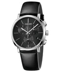  Shop Authentic Calvin Klein Posh Black Dial Black Leather Strap Watch for Men - K8Q371C1 - Luxxuri