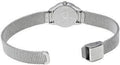  Shop Authentic Calvin Klein Minimal Black Dial Silver Mesh Bracelet Watch for Women - K3M53151 - Luxxuri