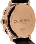  Shop Authentic Calvin Klein Posh Chronograph White Dial Brown Leather Strap Watch for Men - K8Q376G6 - Luxxuri