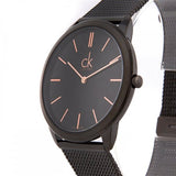  Shop Authentic Calvin Klein High Noon Quartz Black Dial Black Mesh Bracelet Watch for Men - K8M21421 - Luxxuri