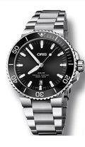  Shop Authentic Oris Aquis Date Black Dial Silver Steel Strap Watch for Men - 0173377304134-0782405PEB - Luxxuri