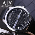  Shop Authentic Armani Exchange Hampton Chronograph Black Dial Black Leather Strap Watch For Men - AX2101 - Luxxuri