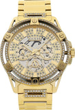  Shop Authentic Guess Queen Quartz Gold Dial Gold Steel Strap Watch For Men - GW0497G2 - Luxxuri