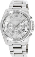  Shop Authentic Michael Kors Brecken Chronograph Silver Dial Silver Steel Strap Watch For Women - MK8562 - Luxxuri