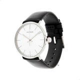  Shop Authentic Calvin Klein High Noon Quartz White Dial Black Leather Strap Watch for Men - K8M211C6 - Luxxuri