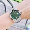  Shop Authentic Maurice Lacroix Aikon Date Quartz Green Dial Silver Steel Strap Watch for Men - AI1108-SS002-630-1 - Luxxuri