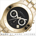  Shop Authentic Marc Jacobs Blade Chronograph Black Dial Gold Steel Strap Watch for Women - MBM3309 - Luxxuri
