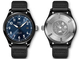  Shop Authentic IWC Pilot’s Watch Mark XVIII Edition “Laureus Sport for Good Foundation" Blue Dial Black Nylon Strap Watch for Men - IW324703 - Luxxuri